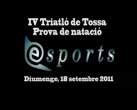 IV Triatló de Tossa. Prova de natació. 18/09/2011