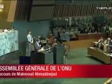 Mahmoud Ahmadinejad - discours à l'O.N.U.