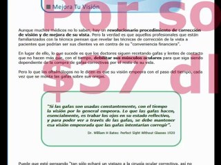 DEJE DE USAR GAFAS SIN CIRUGIA Y 100% EFECTIVO