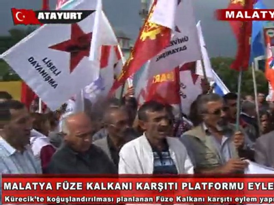 Kürecik’te koğuşlandırılması planlanan Füze Kalkanı karşıtı eylem yapıldı.