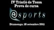 IV Triatló de Tossa. Prova de cursa. 18/09/2011