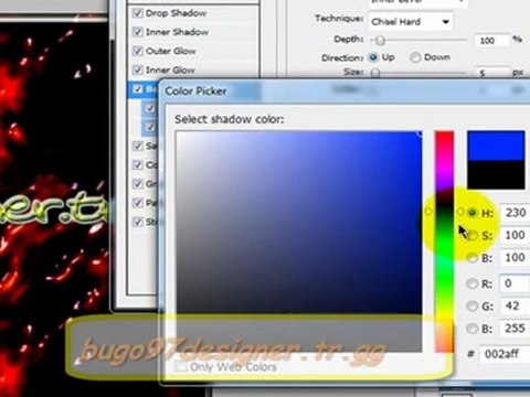 Photoshop c2 Yazı Efekt Video1 Dehşet [Sesli anlatım]