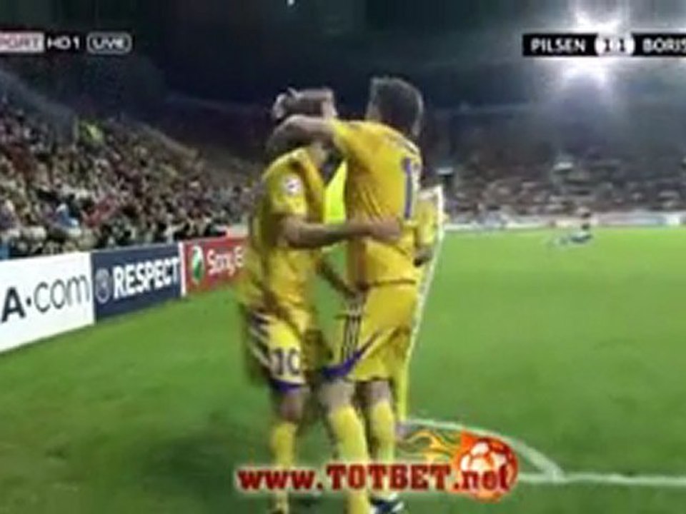 Виктория Пльзень - БАТЭ (1-1) 13.09.2011