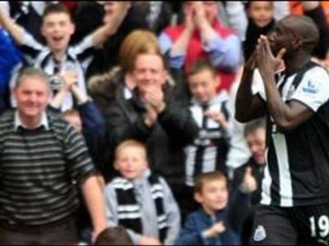 Newcastle 3-1 Blackburn Ba hat-trick, Olsson sent-off