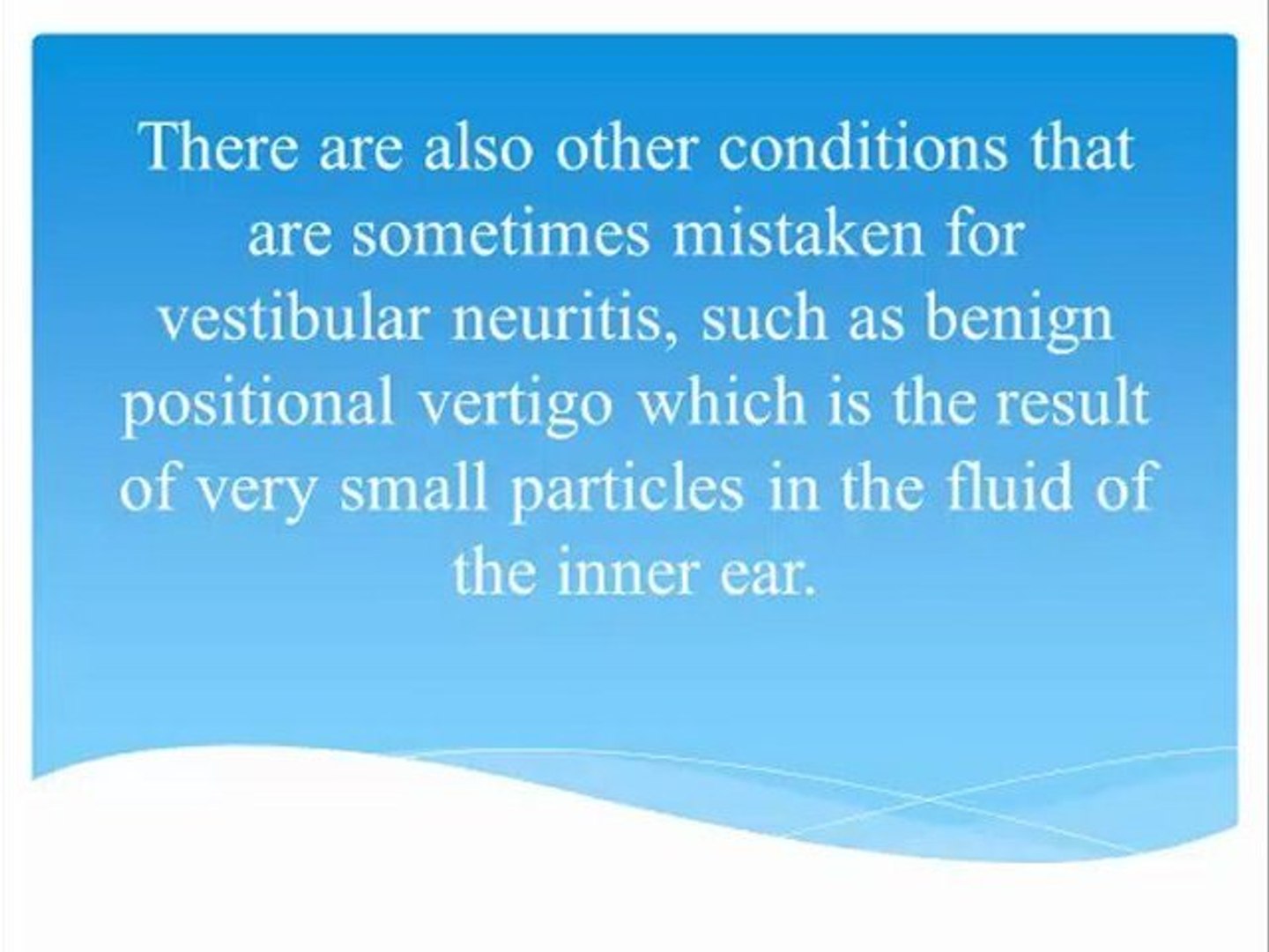 ⁣Learn The Facts About Vestibular Neuritis