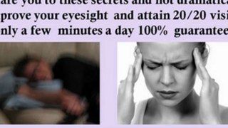 how to improve the eyesight