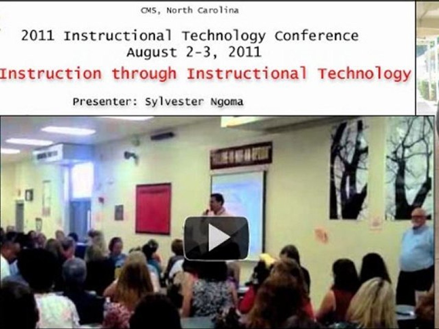 ⁣Technology Conference: Enhancing Instruction through Technology