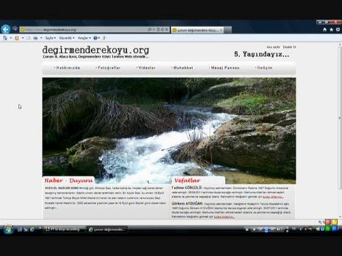 degirmenderekoyu.ORG Websitesine sanal gezinti.