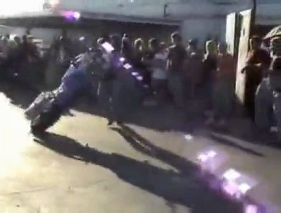 Motorrad dreht durch Fail