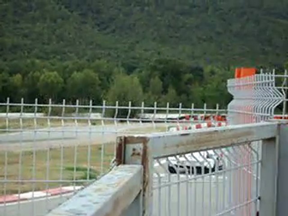 Départ Philippe Cendrier 205 Rallye grA slalom Brignoles 2011