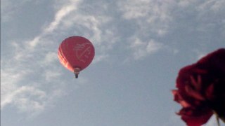 Mongolfière dans le ciel de Nuits Saint Georges