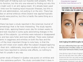 Lip Wrinkles and Deanol.  Is it Really as Good as They Say it is?