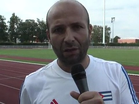 Victoire de Blanc Mesnil face à l'Ararat interviews de Bounama diawara et Franck Salingue