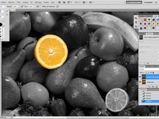 Artisticall - Tuto - Noir et Blanc, colorer un élément