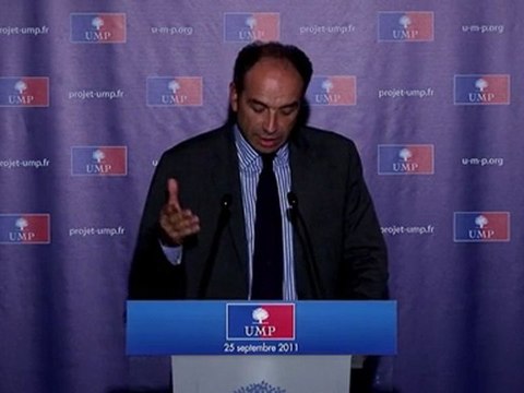 Résultat des élections sénatoriales : Déclaration de Jean-François Copé