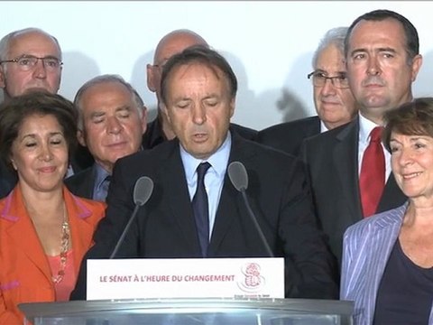 Elections sénatoriales : déclarations de Jean-Pierre Bel et Gérard Larcher