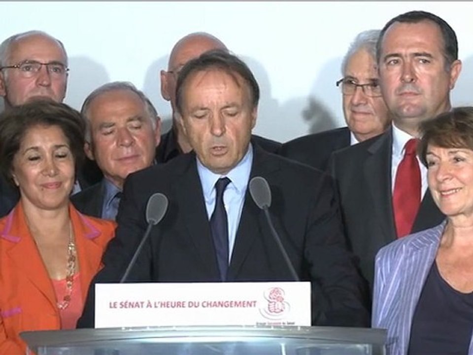 Elections sénatoriales : déclarations de Jean-Pierre Bel et Gérard Larcher