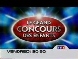 Bande Annonce  De L'emission Le Grand Concours Des Enfants Decembre 2002 TF1
