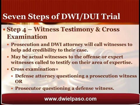El Paso DWI Attorney Shares Important Steps to Get you Through Your DWI Case