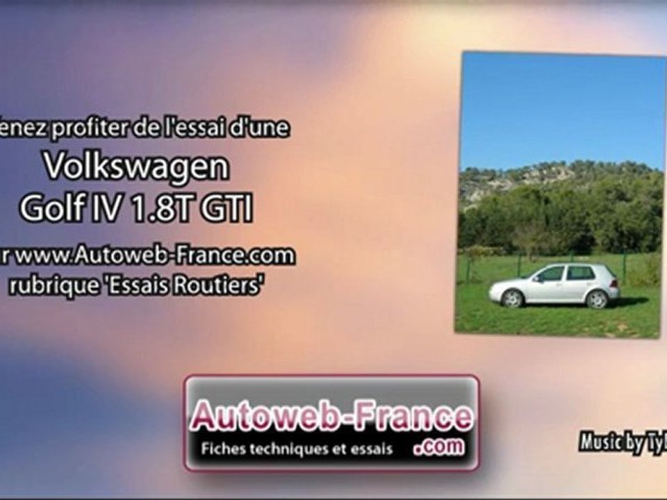 Essai Volkswagen Golf IV 1.8T GTI - Autoweb-France