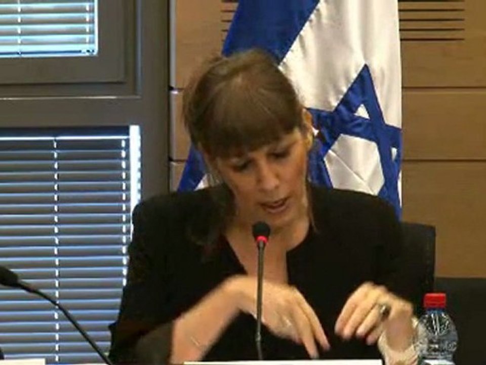 Briefing by M.K. Limor Livnat, Minister of Culture & ...