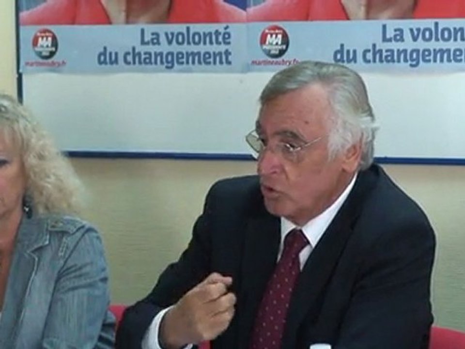 Refonder l'école - Conférence de presse de soutien à Martine Aubry - Yves Durand