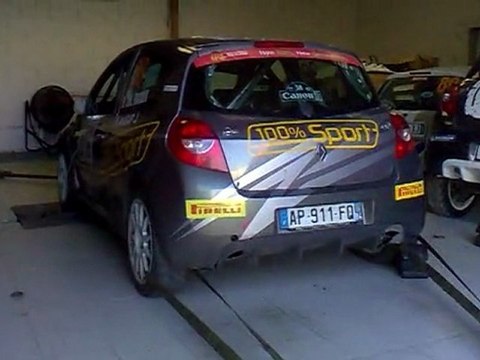 Passage au banc, clio r3 maxi : 248.7 cv !