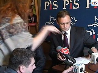 Konferencja prasowa posła Arkadiusz Mularczyka i senatora Tadeusza Skorupy