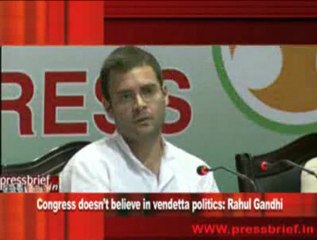 Congress doesn’t believe in vendetta politics- Rahul Gandhi
