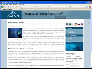 Trading Psychology in AmanTrader