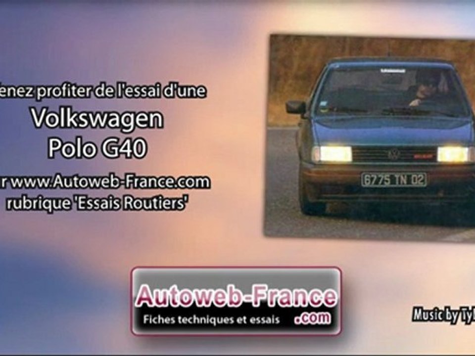 Essai Volkswagen Polo G40 - Autoweb-France