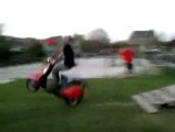 Scooter Ramp Jump Win Fail Video