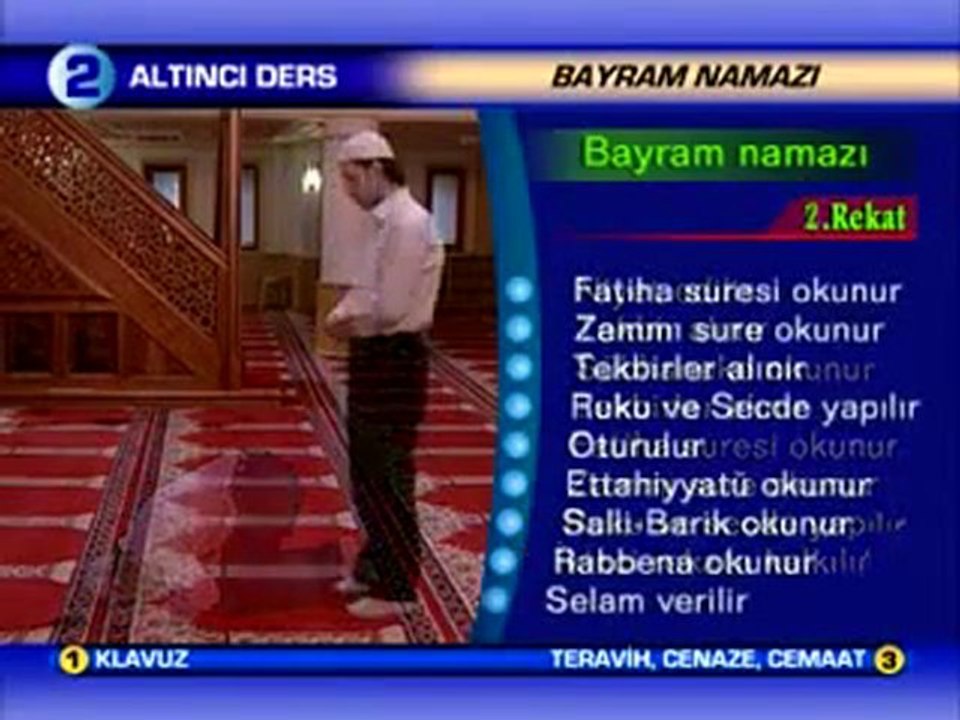 BAYRAM NAMAZI nasıl kılınır