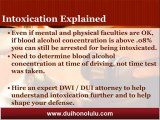 Honolulu DUI Attorney Explians Intoxication