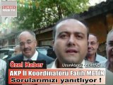 Ak Parti İl Koordinatörü Fatih METİN Ercan ÇOBANOĞLU'nun AKP'ye Geçeceği İddiaları Konusunda Sorularımızı Yanıtladı Haber Videosu Uzunköprü- EDİRNE