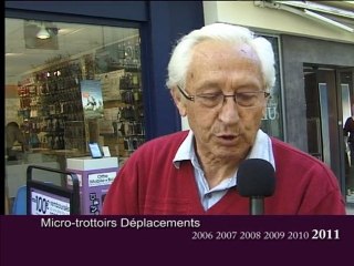 Semaine Européenne de la mobilité : Micro-trottoir 2011