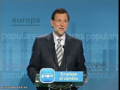 Rajoy convoca a españoles a un proyecto nacional