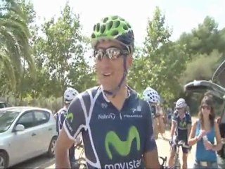 Jornada de Movistar Team con ciclistas amateur