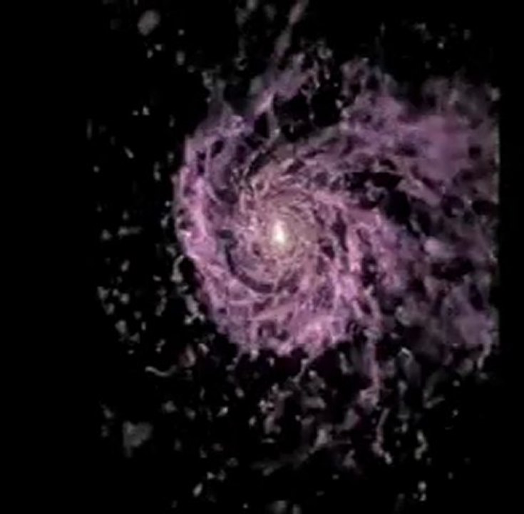 Formation d'une galaxie