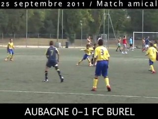 match amical Aubagne contre FC Burel