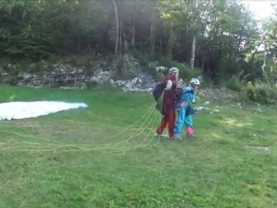Déco ST Jean en Biplace parapente, Merci Mireille
