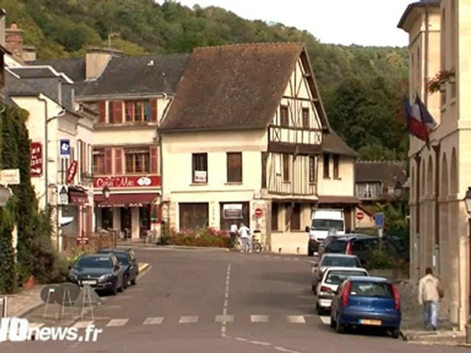 Tournage d'un téléfilm allemend sur Rommel au chateau de La Roche Guyon