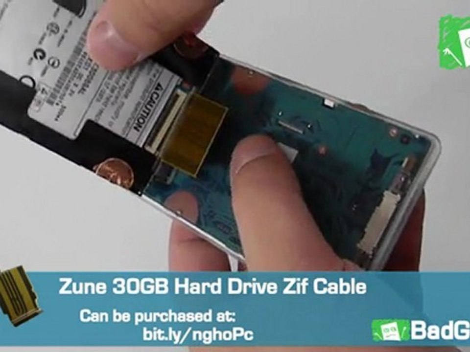 Zune 30GB Hard Drive Zif Cable