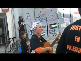 BOYCOTT ISRAEL ORLEANS FRANCE 24.09.2011