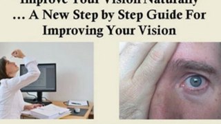 how to naturally improve eyesight