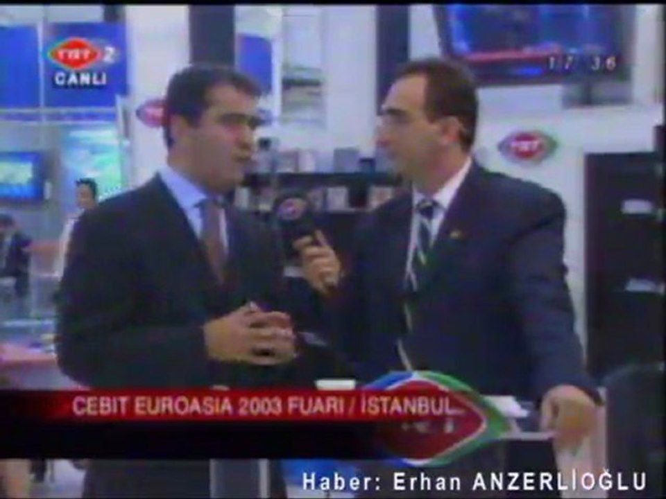 ERHAN ANZERLİOGLU Cebit Eurosia Fuarı canlı  film