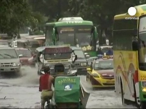 El tifón Nesat causa estragos en Filipinas