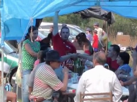 Casetas en el San Mateo