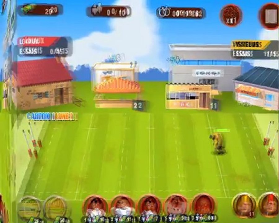 POUPARD PRESENTE LE JEU LES RUGBYMEN  (INTERVIEW) BD IPHONE IPAD APPLE APP