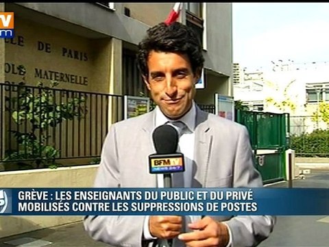 Grève : 40% des profs et enseignants mobilisés
